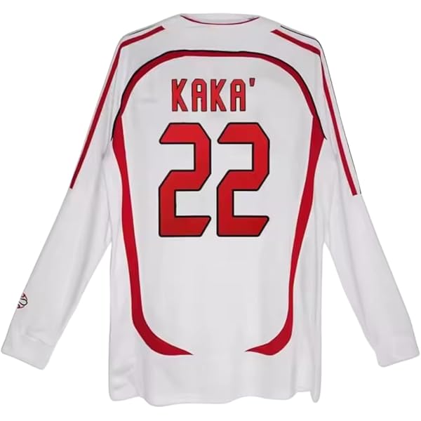 Amazon.com : Kaka Retro Long Sleeve 2006 White Soccer Jersey for
